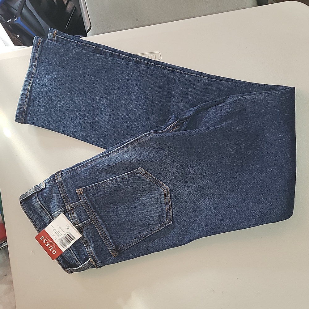Guess Jean Pants. Mckenzie curvy slim midrise. Dark wash. - Picture 7 of 8